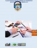 FORMULACIÓN DEL PROBLEMA DE LA EMPRESA DE TRANSPORTE Y SERVICIOS MULTIPLES “RAYMUNDO”