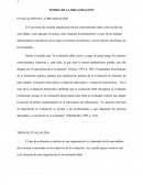 TEORIA DE LA ORGANIZACIÓN EVALUACION EN LA ORGANIZACIÓN