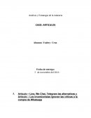 Análisis y Estrategia de la industria