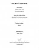 Proyecto ambiental. Técnico en operaciones comerciales