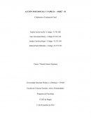 El presente informe colaborativo es la evaluación final del curso de acción psicosocial y familia.