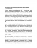REFLEXIÓN DE LOS APRENDIZAJES ENTORNO A LA INTERVENCIÓN PSICOPEDAGOGÍCA