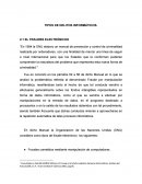 TIPOS DE DELITOS INFORMÁTICOS.