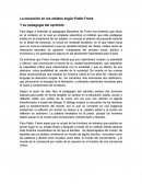 MARCO TEÓRICO DE LA EDUCACIÓN EN LOS ADULTOS