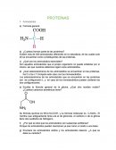 Proteinas. Aminoácidos