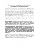 ¿En qué modelo: e-learning, b-learning o m-learning podría aprovecharse mejor cada recurso y por qué?