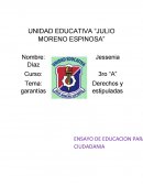 Derechos y garantías estipuladas en la constitución del Ecuador