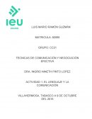 TECNICAS DE COMUNICACIÓN Y NEGOCIACIÓN EFECTIVA