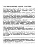 Filosofía: etapas históricas, principales representantes y principales temáticas.