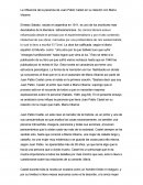 La influencia de la paranoia de Juan Pablo Castel en su relación con María Iribarne.