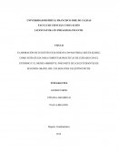 ELABORACIÓN DE JUGUETES ECOLÓGICOS CON MATERIAL REUTILIZABLE