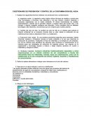 CUESTIONARIO DE PREVENCION Y CONTROL DE LA CONTAMINACION DEL AGUA.