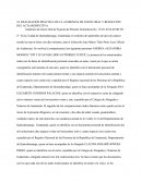 REALIZACIÓN PRÁCTICA DE LA AUDIENCIA DE JUICIO ORAL Y REDACCIÓN DEL ACTA RESPECTIVA