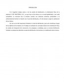 EL PROCESO DE DISTRIBUCION Y TRANSPORTE EN LA EMPRESA.