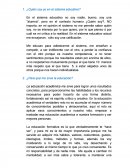 ¿Quién soy yo en el sistema educativo?