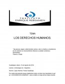 TEMA LOS DERECHOS HUMANOS.