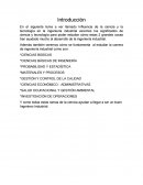 Influencia de la ciencia y la tecnología en la ingeniería insutrial.