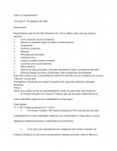 Actividad 14: El argumento del taller