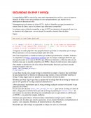 Seguridad en php y mysql.