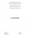 La fianza.