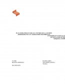 PLAN ESTRATÉGICO PARA EL CONTROL DE LA GESTIÓN ADMINISTRATIVA EN AGROALIMENTOS PÉREZ F.P.