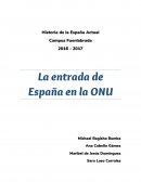 La entrada de España en la ONU