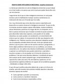ENSAYO SOBRE INTELIGENCIA EMOCIONAL.