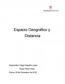 Espacio geografico y distancia