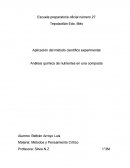 Análisis química de nutrientes en una composta