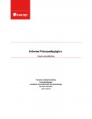 Informe psicopedagogico. Área socioafectiva