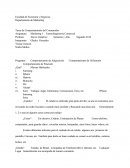 Comportamiento del consumidor. Asignatura Marketing I	Carrera	Ingeniería Comercial