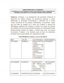 JACARANDAS S/N U.H SOLIDADRIDAD PUEBLO SANTA MARTHA ACATITLA REPONSABLE DEL PROGRAMA PACE: MARIA DE LA LUZ GALLEGOS GUZMAN TURNO VESPERTINO.