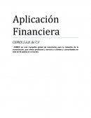 Aplicación Financiera CEMEX S.A.B. de C.V