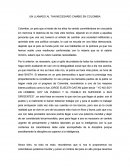 UN LLAMADO AL TAN NECESARIO CAMBIO EN COLOMBIA