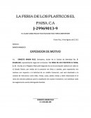 LA FERIA DE LOS PLASTICOS EL PAISA, C.A.