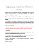 EL PAPEL QUE JUEGA EL TERAPEUTA FÍSICO EN LOS TRASTORNOS SENSORIALES.