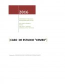 Caso cemex. las principales ideas y eventos presentados