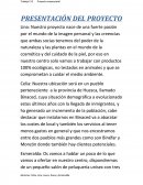 PRESENTACIÓN DEL PROYECTO.