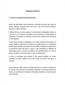 APRENDIZAJE MOTOR.. Página 1