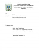 RESTAURACION DE MONUMENTOS