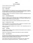 Politica de empleo.