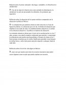 Relación entre el primer indicador vida larga y saludable y la filosofía de la calidad total.