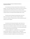 REFLEXION ESCRIBIR REFLEXION DE INTERDISCIPLINARIDAD Y TRANSDISCIPLINARIDAD