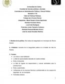 Taller de Políticas Públicas.