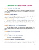 Cosmovisión cristiana de la educadora.