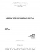 Prevalencia de trastornos de alimentación más frecuentes en adolescentes de 12 a 15 años estudiantes del CRV 2015-2016