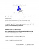 Descripción de los 14 principios pedagogicos.