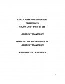 LOGISTICA Y TRANSPORTE ACTIVIDADES DE LA LOGISTICA