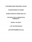 En busca de la resilencia personal