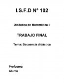 SECUENCIA DIDACTICA: MULTIPLOS Y DIVISORES.